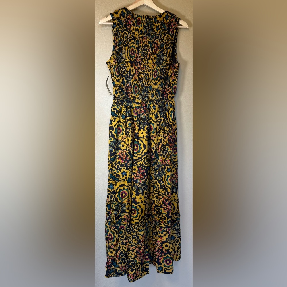 Cleobella Valory Sleeveless Ruffle Ankle V Neck Dress NWT Size Medium - Picture 3 of 9